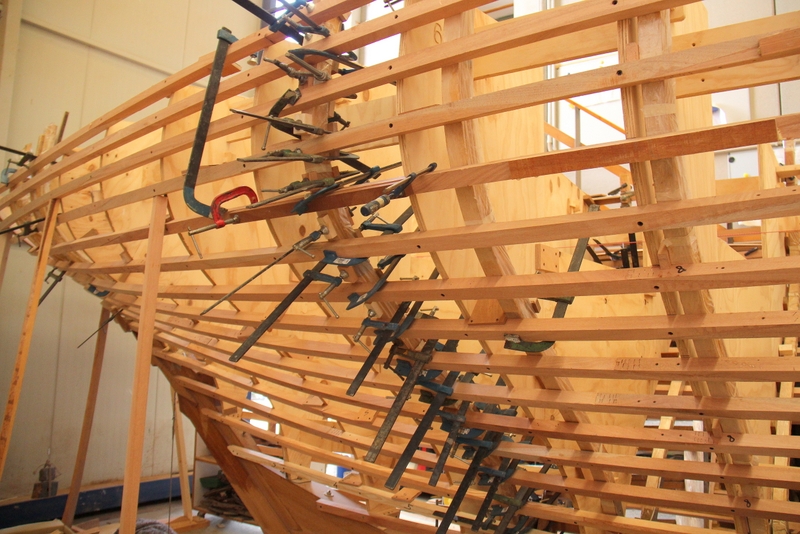 Barca in legno in costruzione_Foto Maccione