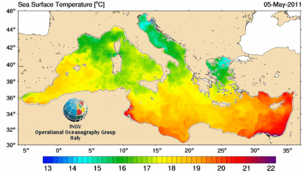 temperature mediterraneo
