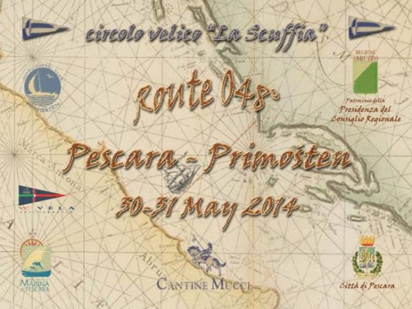 Route 048 regata Pescara Primosten